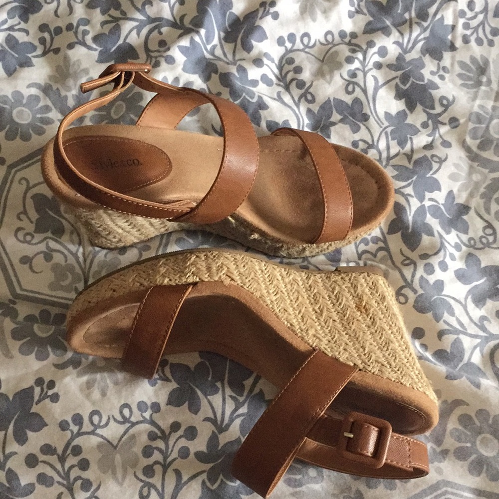 Light brown wedge sandals! {style&co}